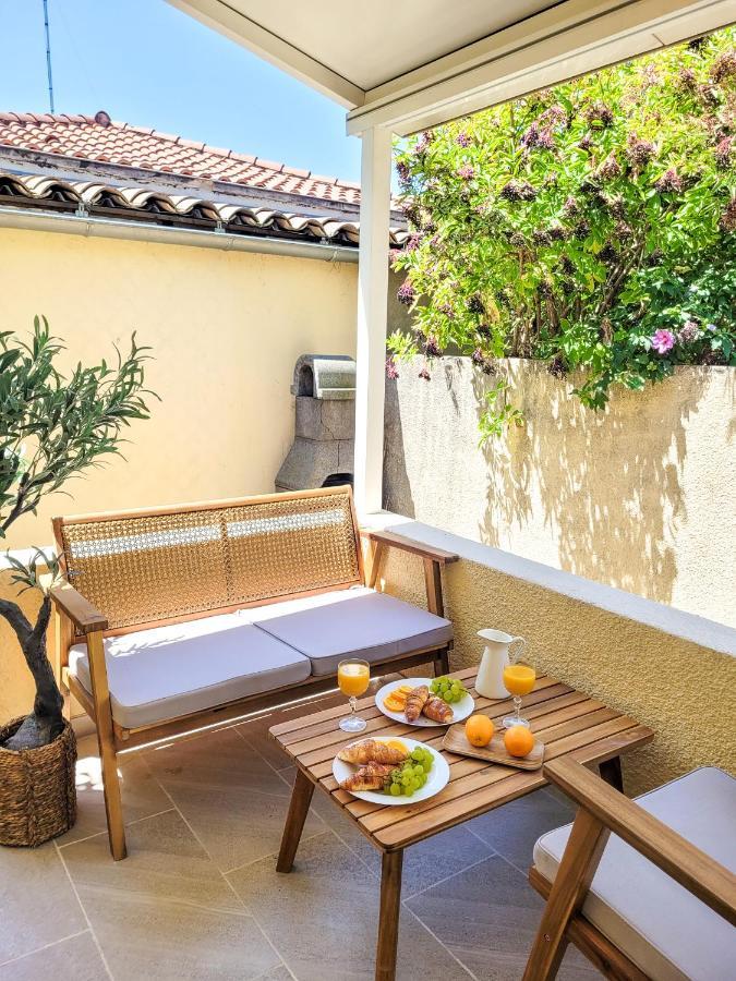 Studio Double Climatise Avec Terrasse - Proche Tram & Centre Montpellier Kültér fotó